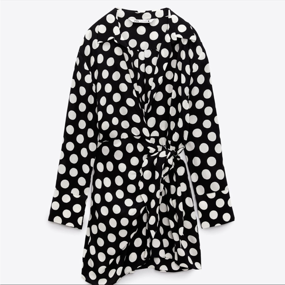 Zara polka dot dress NWT